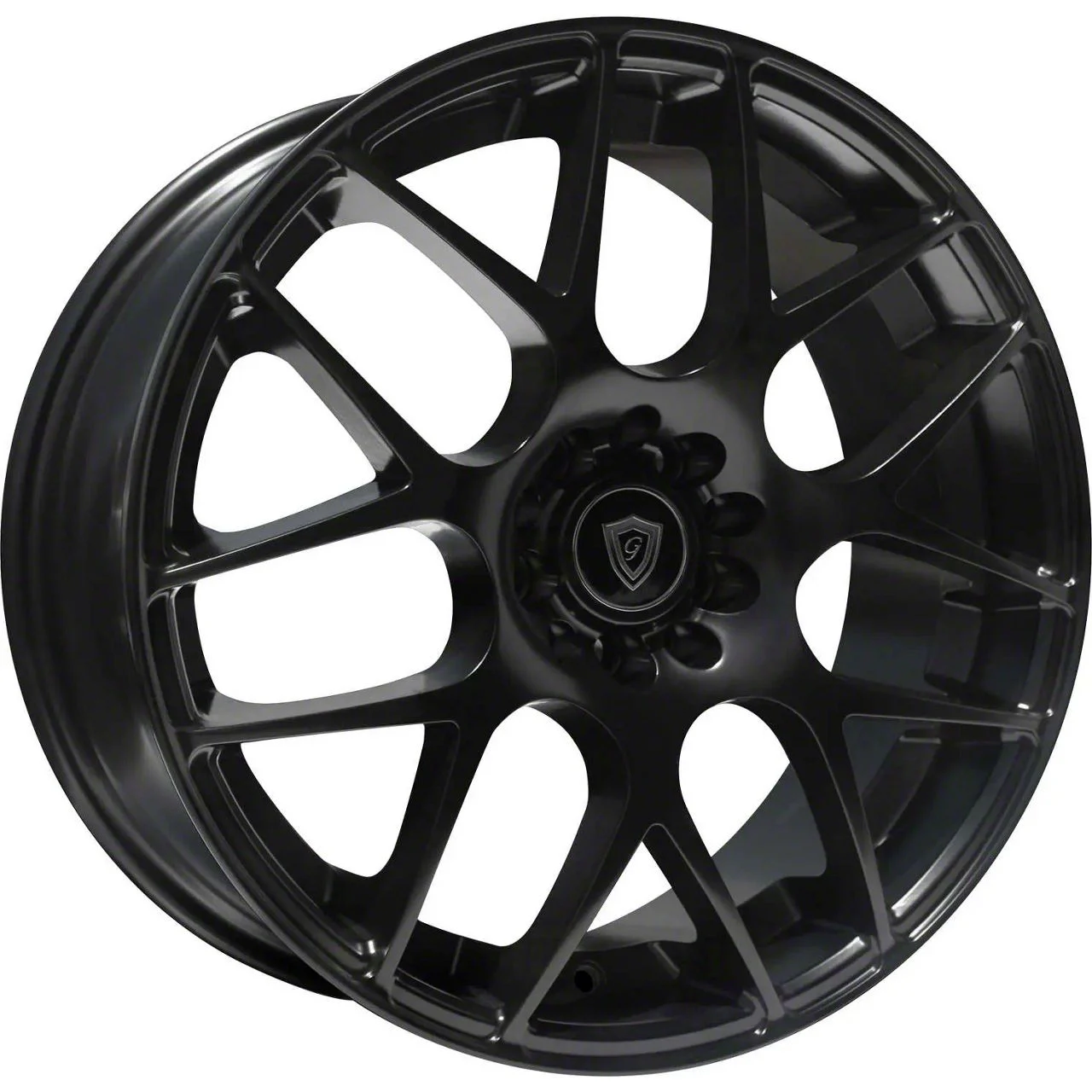 G-Line Alloys G0056 Satin Black Wheel; 18x8; 35mm Offset (21-26 Mustang Mach-E, Excluding GT)
