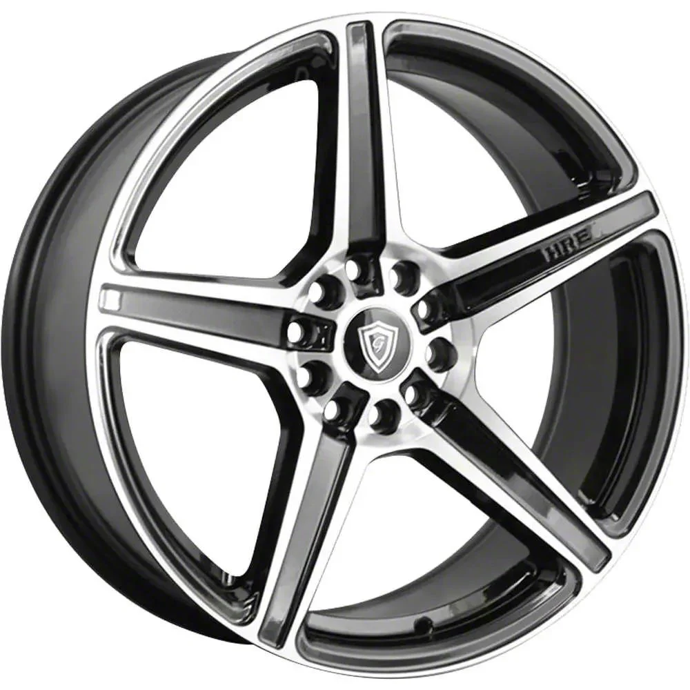 G-Line Alloys G5067 Gloss Black Machined Wheel; 18x8; 35mm Offset (21-26 Mustang Mach-E, Excluding GT)