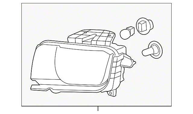 Halogen Headlight; Passenger Side (10-13 Camaro w/ Factory Halogen Headlights)