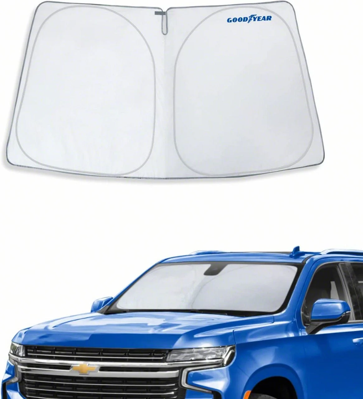 Goodyear Car Accessories Windshield Sun Shade (21-26 Tahoe)