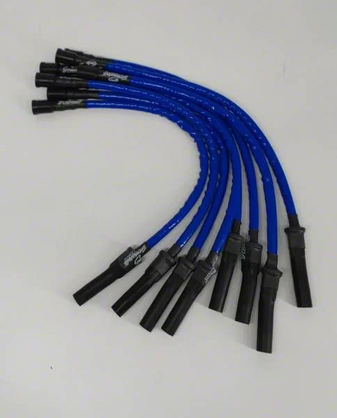 Granatelli Motor Sports Ignition Wires and Coil Pack Internals; High Temp Blue (10-14 6.2L F-150)