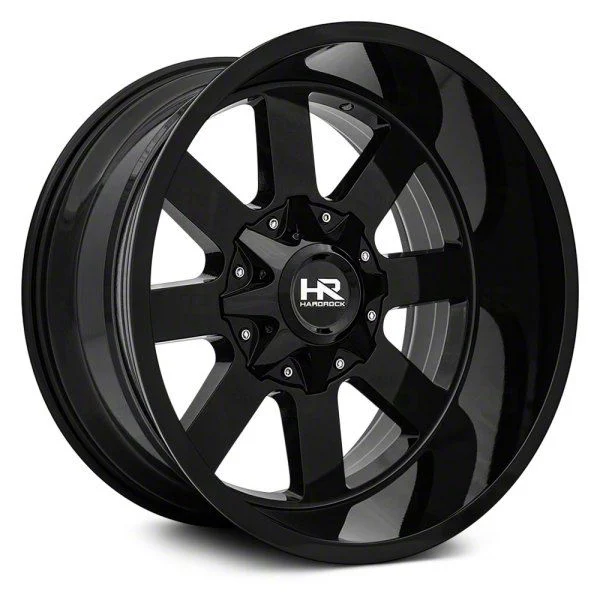Hardrock Offroad Tank Gloss Black 6-Lug Wheel; 20x12; -44mm Offset (07-14 Yukon)