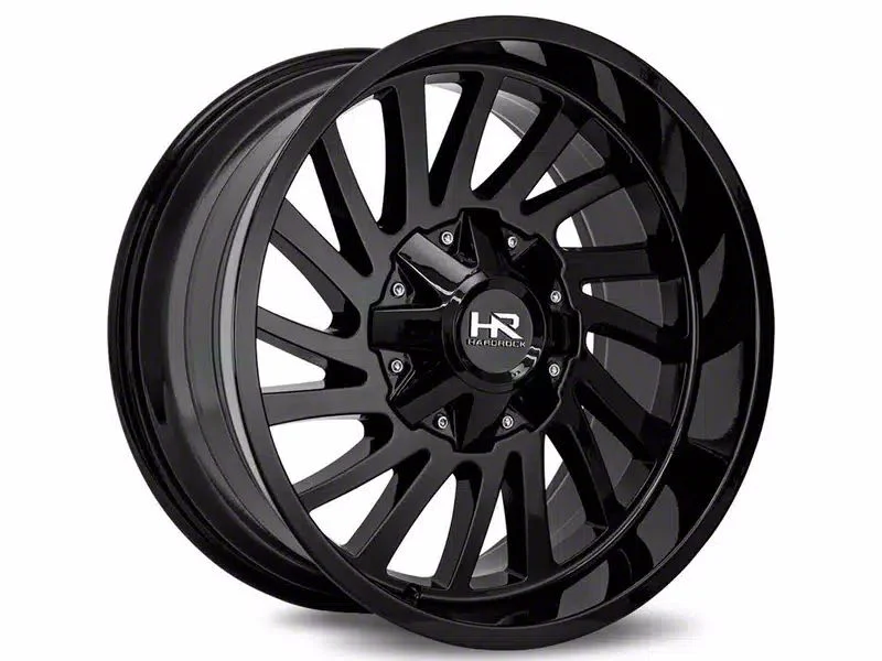 Hardrock Offroad Overdrive Gloss Black 8-Lug Wheel; 22x10; -25mm Offset (11-16 F-250 Super Duty)