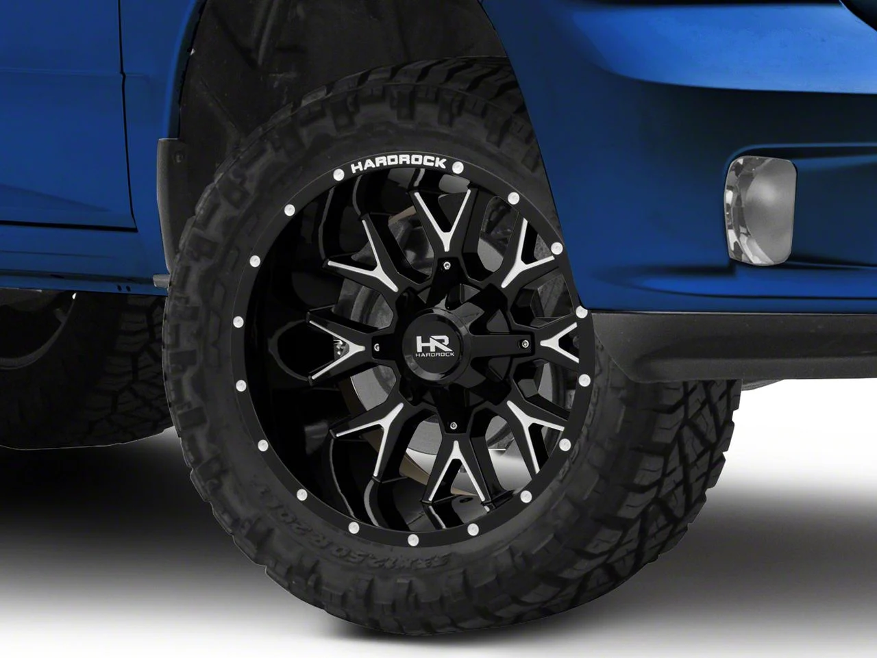 Hardrock Offroad Affliction Gloss Black Milled 5-Lug Wheel; 20x9; 18mm Offset (09-18 RAM 1500)
