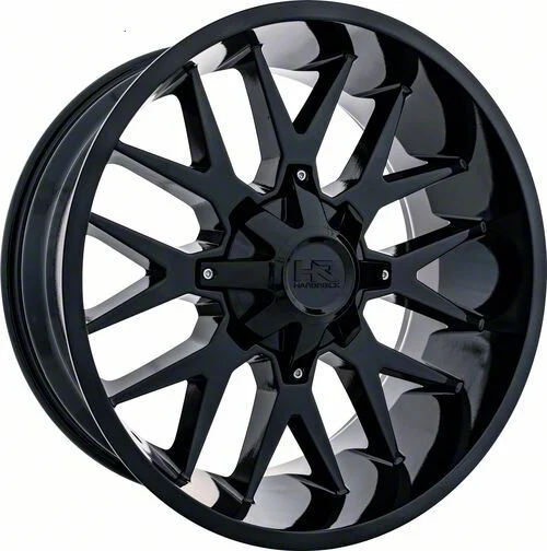 Hardrock Offroad Affliction Satin Black Milled 5-Lug Wheel; 20x9; 18mm Offset (09-18 RAM 1500)