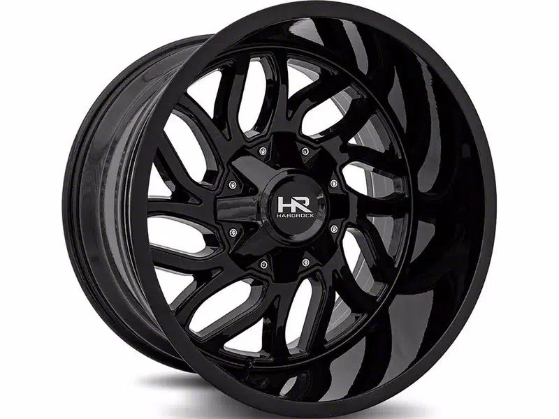 Hardrock Offroad Destroyer Gloss Black 5-Lug Wheel; 20x9; 0mm Offset (09-18 RAM 1500)