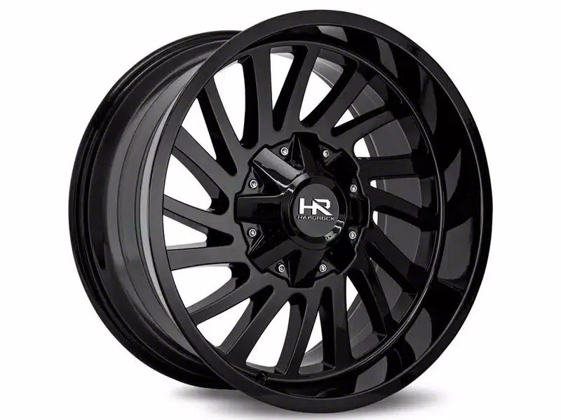 Hardrock Offroad Overdrive Gloss Black 5-Lug Wheel; 20x10; -19mm Offset (09-18 RAM 1500)