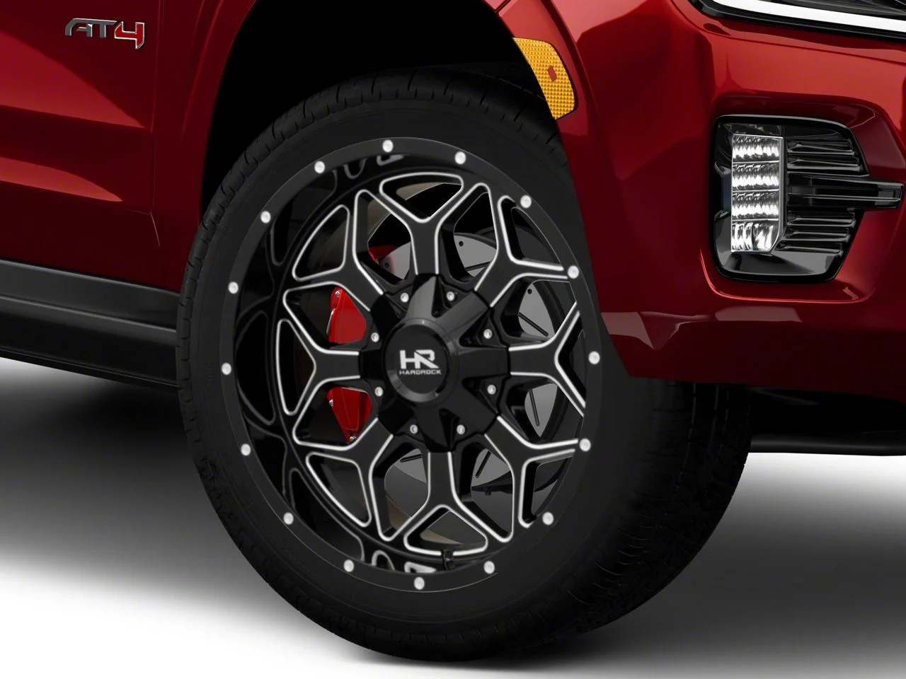 Hardrock Offroad Indestructible Gloss Black Milled 6-Lug Wheel; 22x10; -25mm Offset (21-26 Yukon)