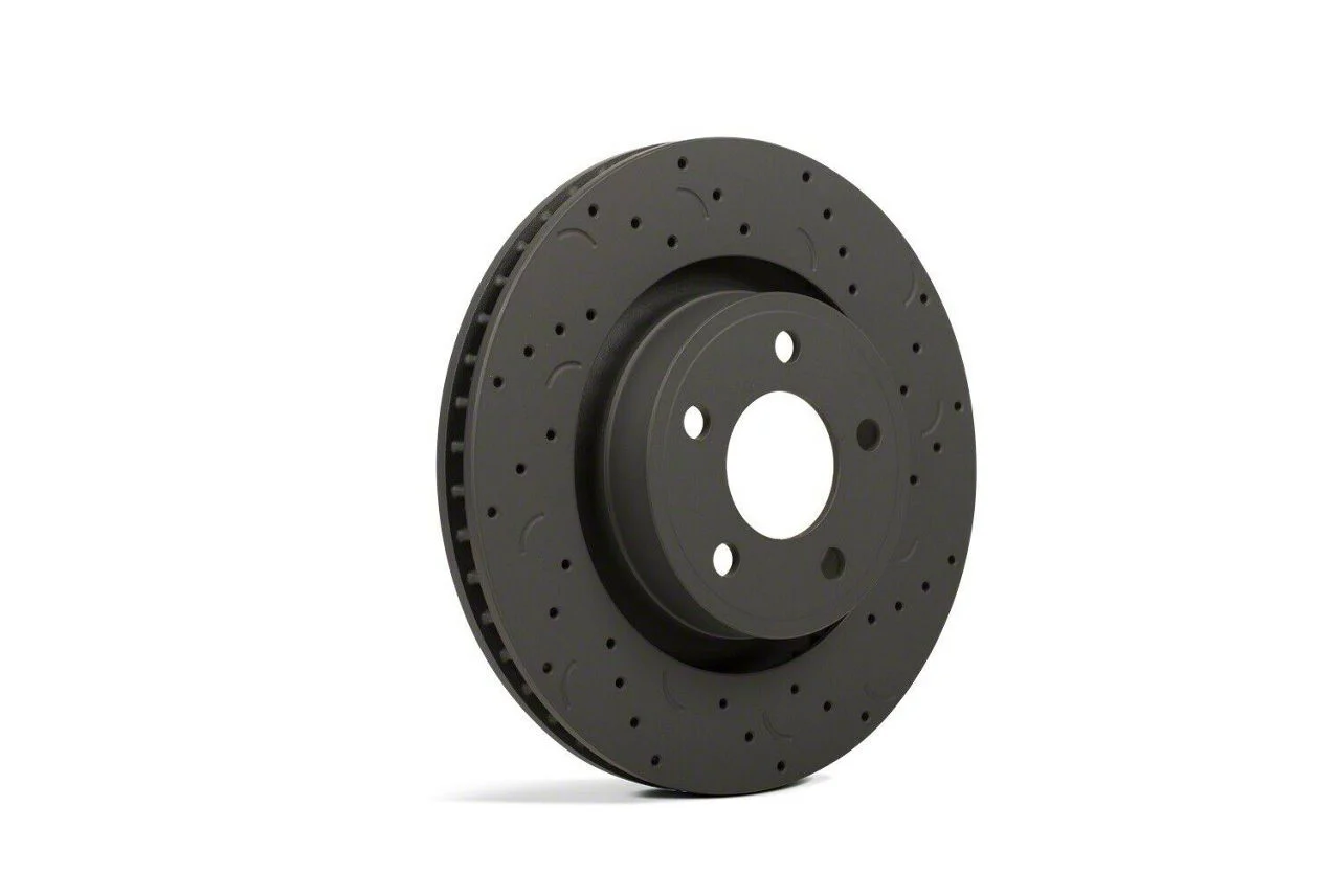 Hawk Performance Talon Cross-Drilled and Slotted Rotors; Front Pair (10-15 Camaro SS)