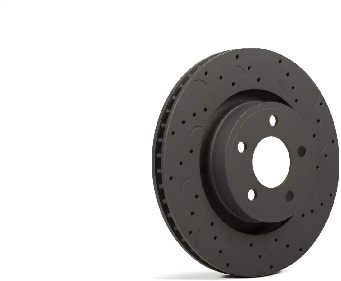 Hawk Performance Talon Cross-Drilled and Slotted Rotors; Rear Pair (10-15 Camaro LS, LT)