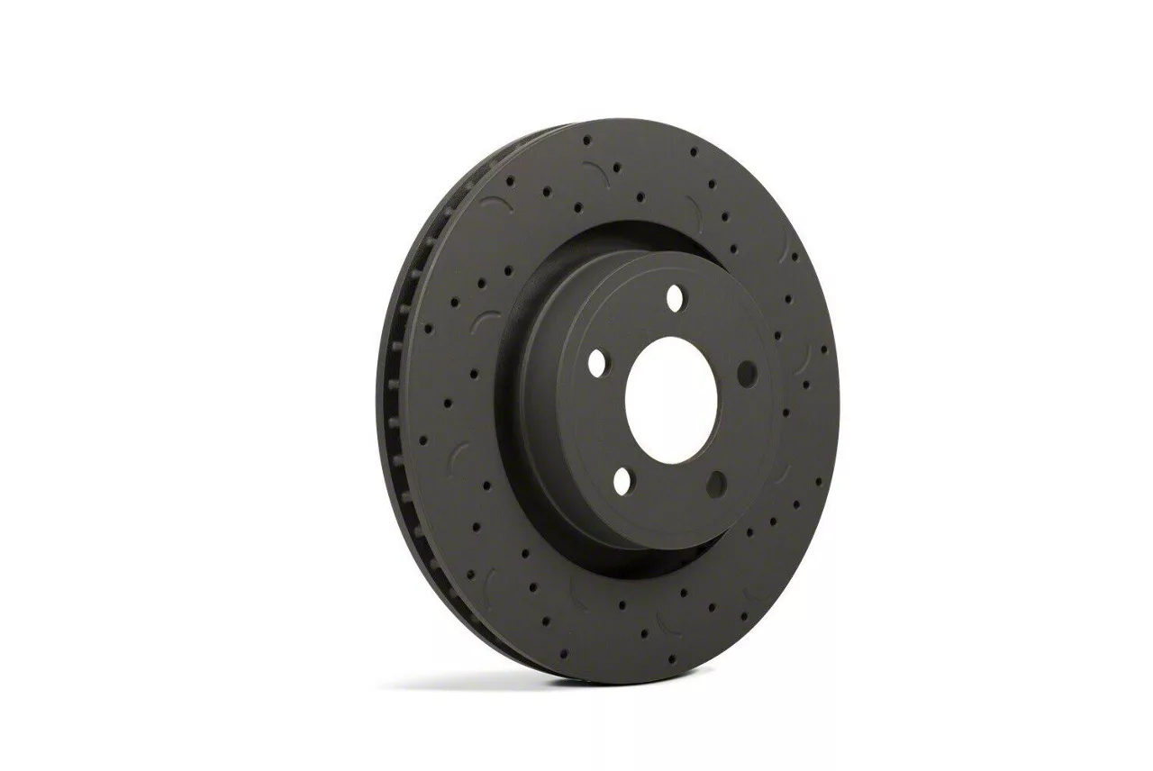 Hawk Performance Talon Cross-Drilled and Slotted Rotors; Rear Pair (10-15 Camaro SS, ZL1)