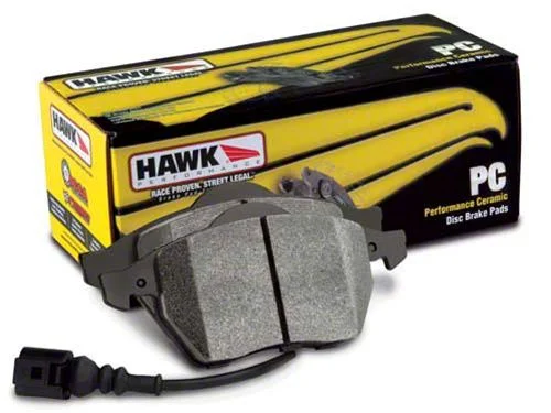 Hawk Performance Ceramic Brake Pads; Rear Pair (08-14 Challenger SRT8; 15-23 Challenger w/ 4 or 6-Piston Front Calipers)