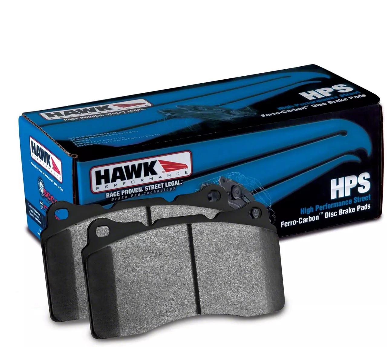 Hawk Performance HPS Brake Pads; Front Pair (15-23 Challenger w/ 6-Piston Front Calipers)