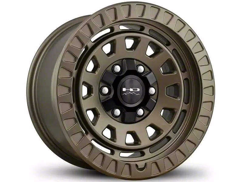 HD Off-Road Wheels Venture Satin Bronze 8-Lug Wheel; 17x9; 0mm Offset (20-26 Sierra 2500 HD)