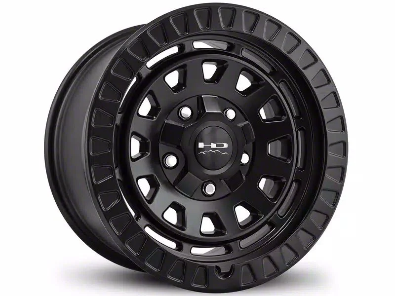 HD Off-Road Wheels Venture Satin Black 8-Lug Wheel; 17x9; 0mm Offset (20-26 Silverado 2500 HD)