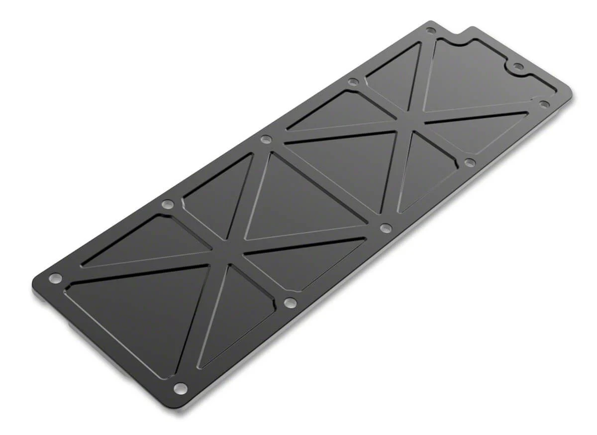 Holley LS Trussed Valley Cover; Black Anodized (10-15 V8 Camaro)