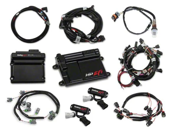 Holley EFI Coyote Ti-VCT Controller HP EFI ECU Module Kit with Bosch Oxygen Sensor (11-12 5.0L F-150)