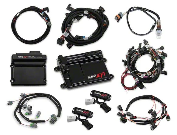 Holley EFI Coyote Ti-VCT Controller HP EFI ECU Module Kit with Bosch Oxygen Sensor (13-Early 15 5.0L F-150)