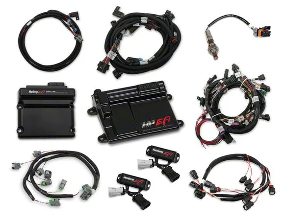 Holley EFI Coyote Ti-VCT Controller HP EFI ECU Module Kit with NTK Oxygen Sensor (13-Early 15 5.0L F-150)