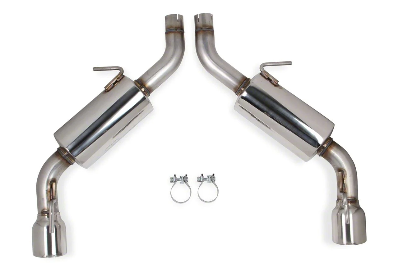 Hooker BlackHeart Axle-Back Exhaust System with Polished Tips (16-24 2.0L Camaro)