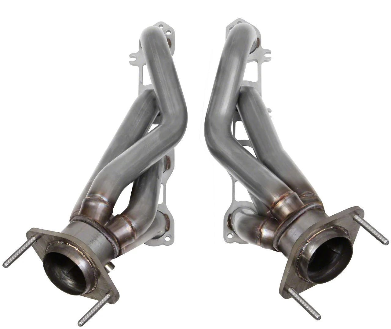 Hooker BlackHeart 1-7/8-Inch Shorty Headers; Raw (15-23 6.2L HEMI, 6.4L HEMI Challenger)