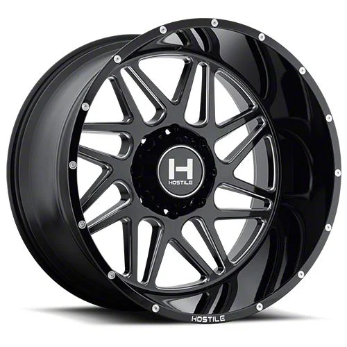 Hostile Sprocket Blade Cut 8-Lug Wheel; 20x12; -44mm Offset (03-09 RAM 2500)