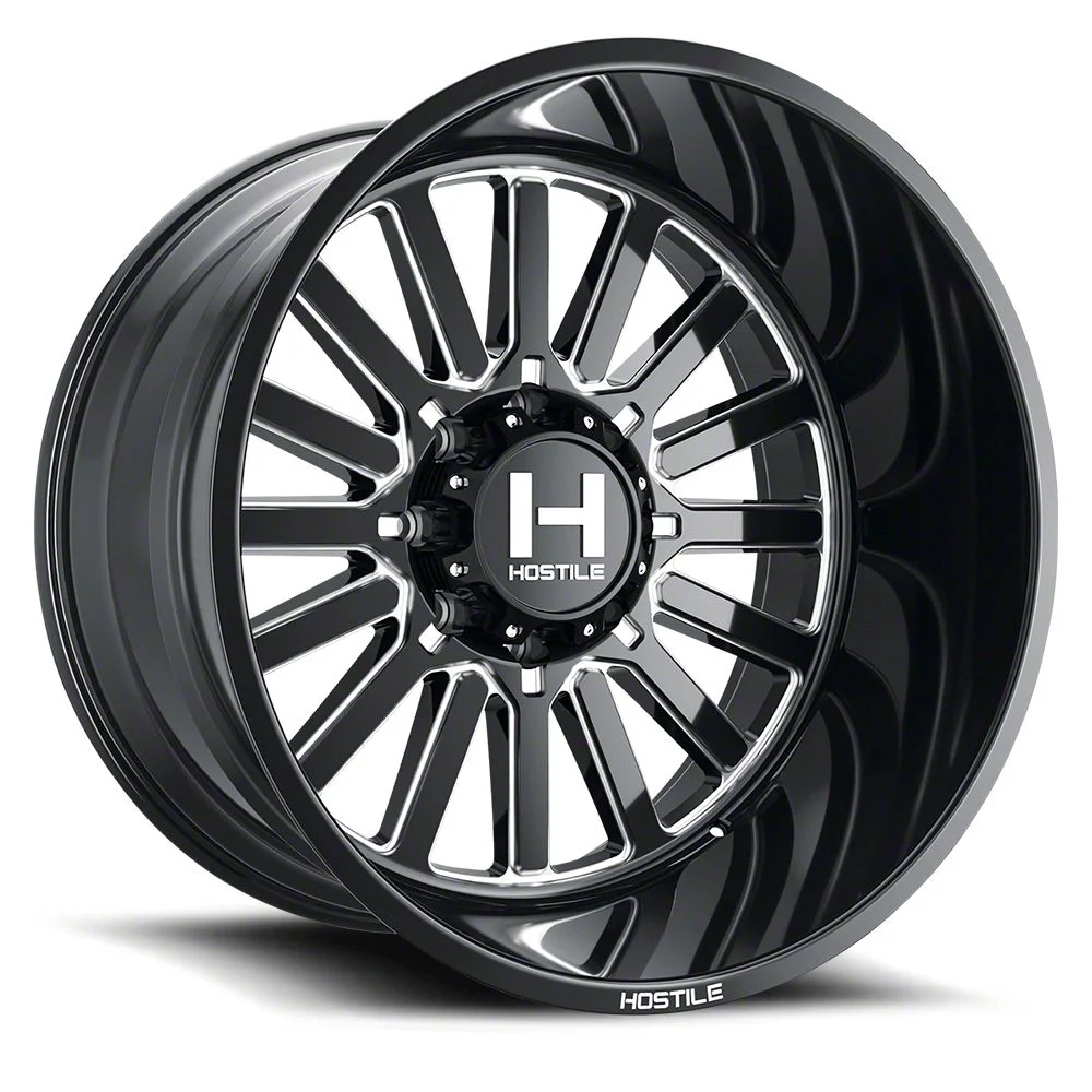Hostile Titan Blade Cut 8-Lug Wheel; 20x10; -19mm Offset (11-14 Sierra 3500 HD SRW)