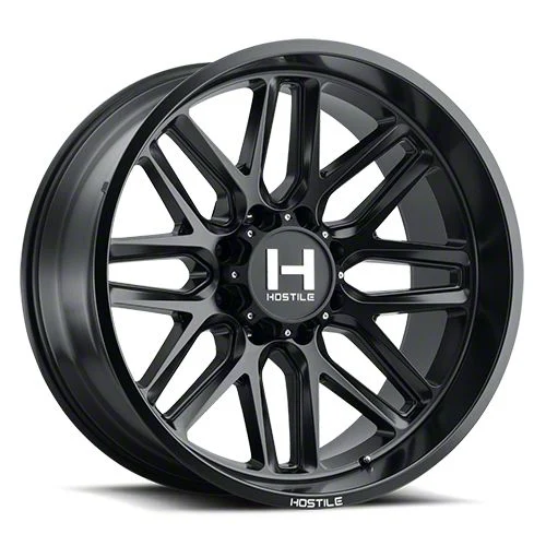 Hostile Vulcan Asphalt 8-Lug Wheel; 20x10; -19mm Offset (11-14 Sierra 3500 HD SRW)