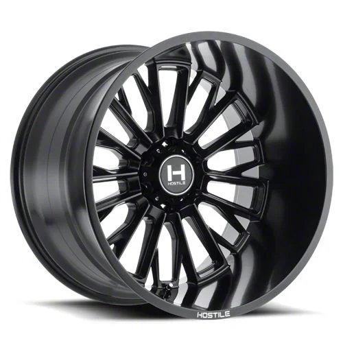 Hostile Fury Asphalt 6-Lug Wheel; 20x9; 12mm Offset (07-14 Tahoe)