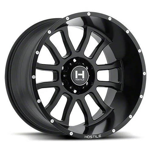 Hostile Gauntlet Asphalt 6-Lug Wheel; 20x9; 0mm Offset (07-14 Tahoe)