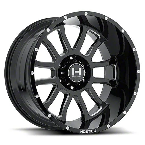 Hostile Gauntlet Blade Cut 6-Lug Wheel; 20x9; 10mm Offset (07-14 Tahoe)