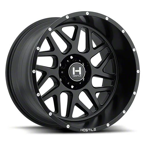 Hostile Sprocket Asphalt 6-Lug Wheel; 20x9; 0mm Offset (07-14 Tahoe)