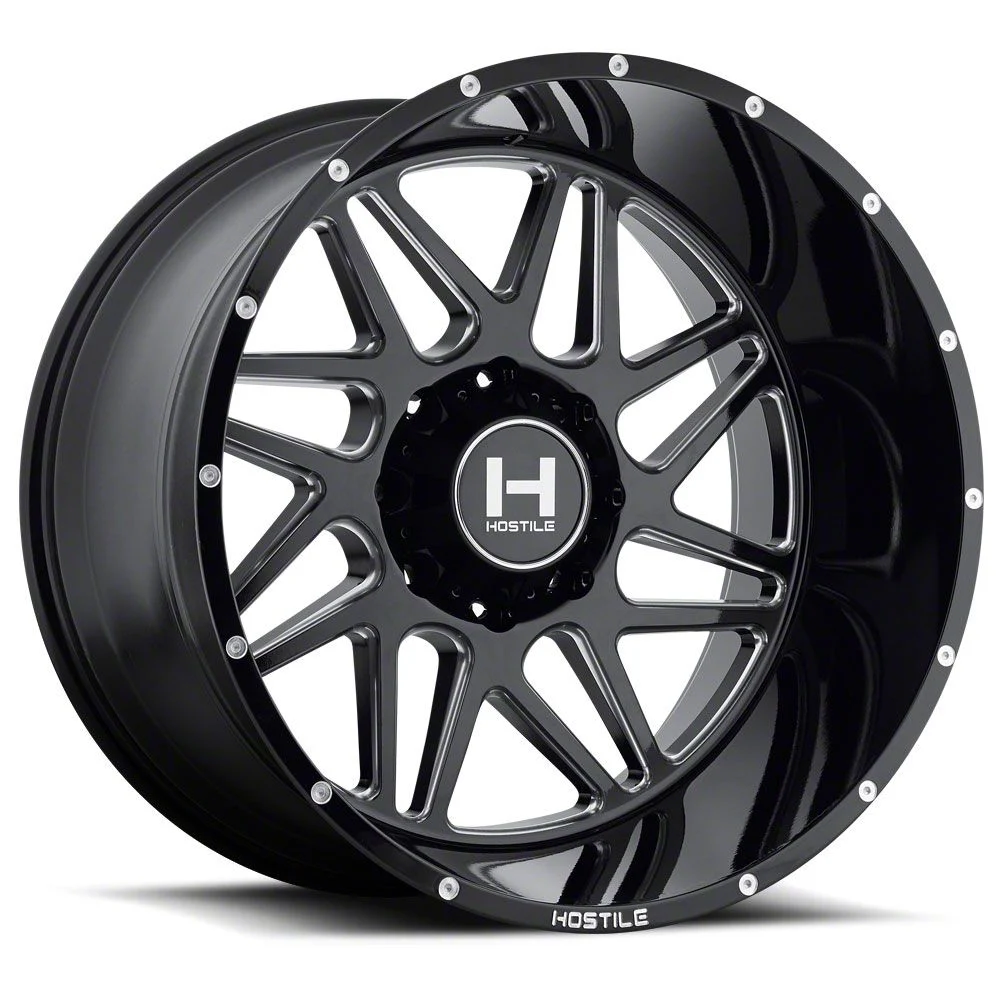 Hostile Sprocket Blade Cut 8-Lug Wheel; 20x9; 0mm Offset (10-18 RAM 2500)