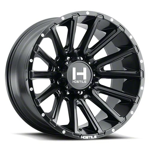 Hostile Typhoon Asphalt 8-Lug Wheel; 20x10; -19mm Offset (15-19 Sierra 3500 HD SRW)