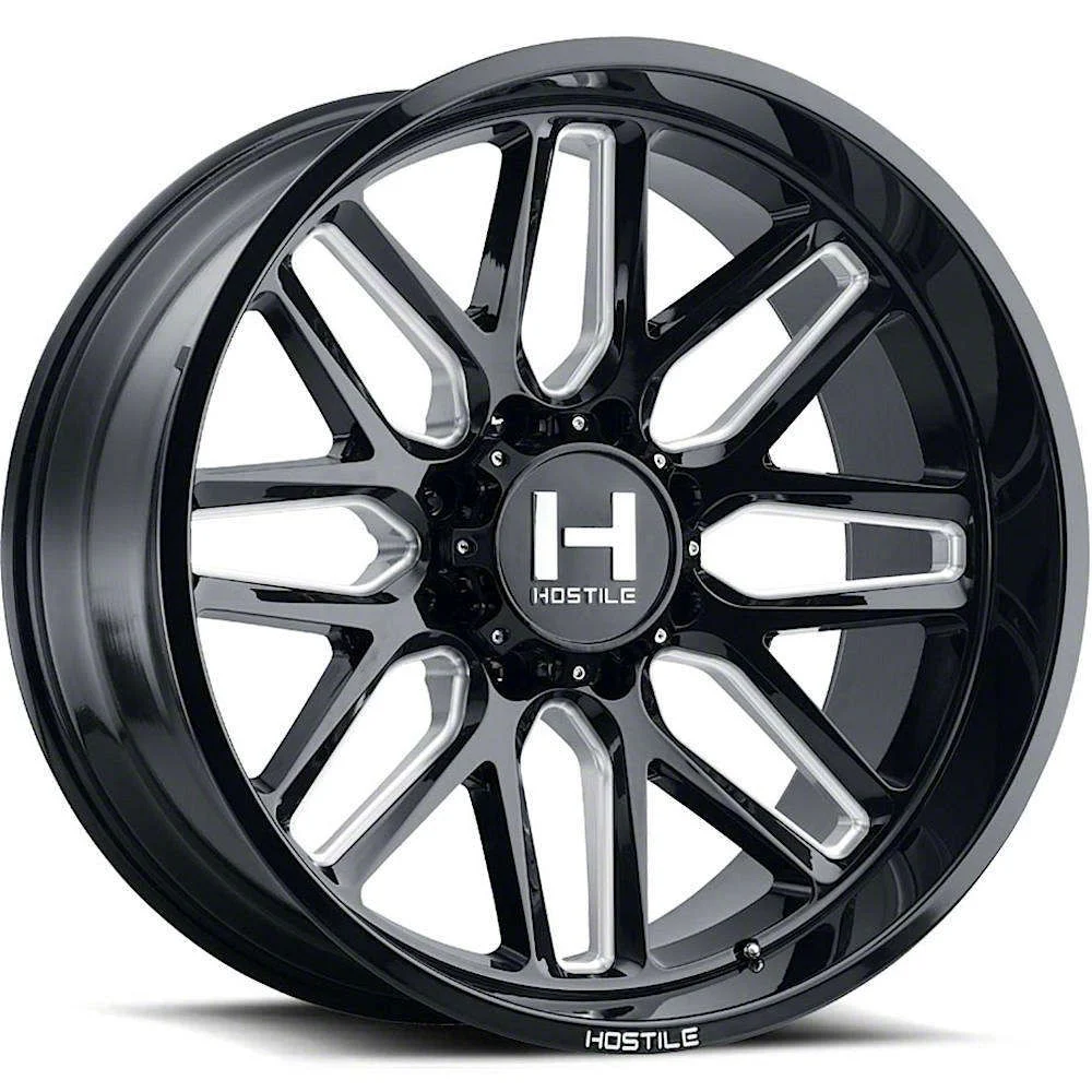 Hostile Vulcan Blade Cut 8-Lug Wheel; 20x10; -19mm Offset (15-19 Sierra 3500 HD SRW)