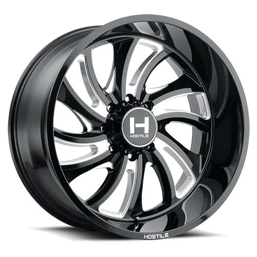Hostile Demon Blade Cut 8-Lug Wheel; 20x12; -44mm Offset (06-08 RAM 1500 Mega Cab)