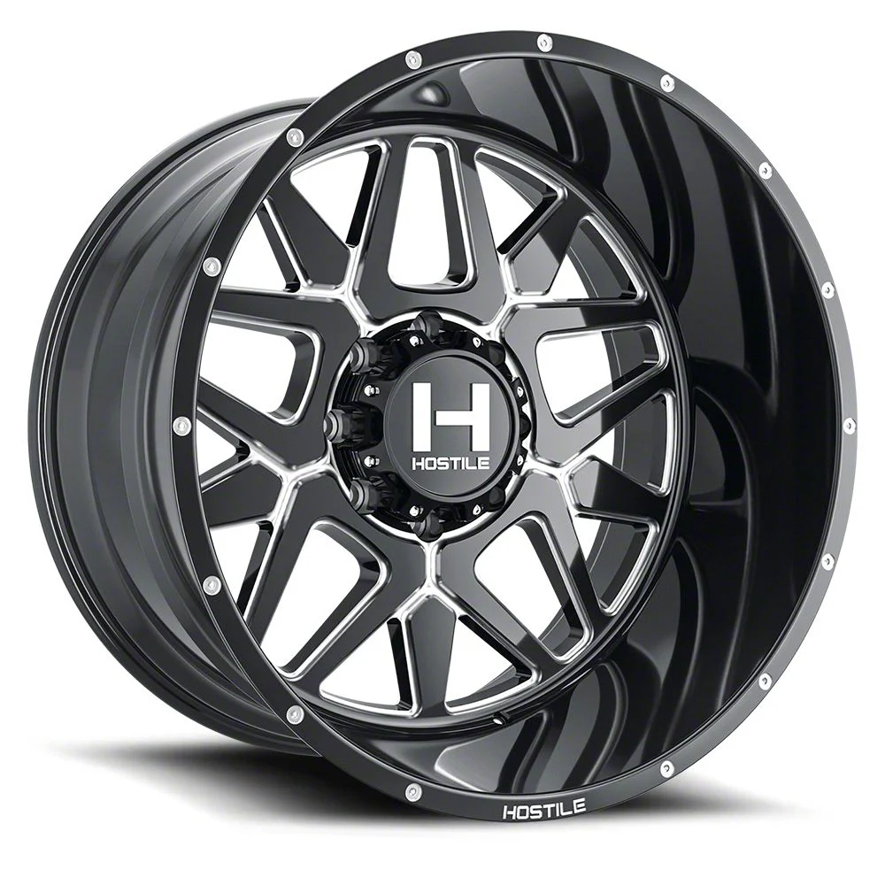 Hostile Diablo Blade Cut 8-Lug Wheel; 20x9; 0mm Offset (06-08 RAM 1500 Mega Cab)