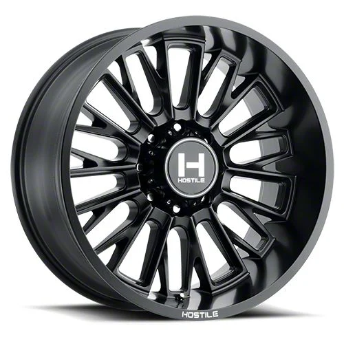 Hostile Fury Asphalt 8-Lug Wheel; 20x9; 0mm Offset (06-08 RAM 1500 Mega Cab)