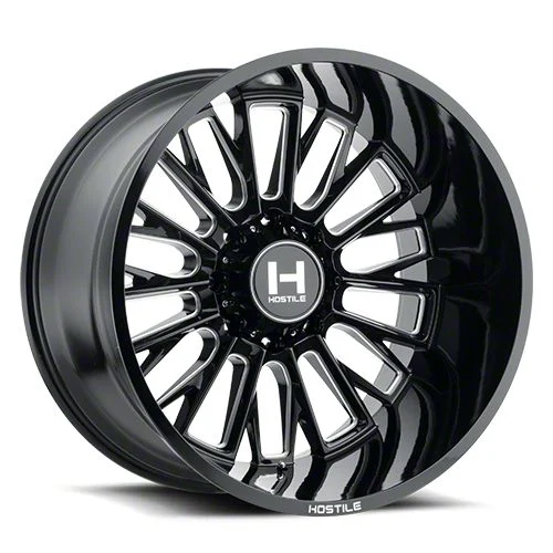 Hostile Fury Blade Cut 8-Lug Wheel; 20x9; 0mm Offset (06-08 RAM 1500 Mega Cab)