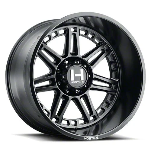 Hostile Lunatic Asphalt 8-Lug Wheel; 20x12; -44mm Offset (06-08 RAM 1500 Mega Cab)