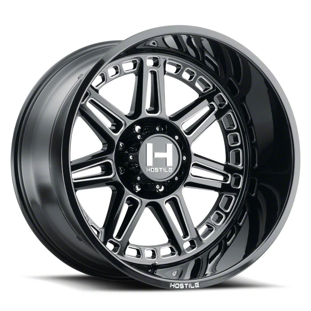 Hostile Lunatic Blade Cut 8-Lug Wheel; 20x12; -44mm Offset (06-08 RAM 1500 Mega Cab)