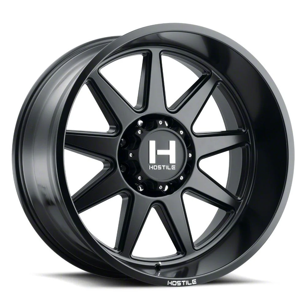 Hostile Omega Asphalt 8-Lug Wheel; 20x12; -44mm Offset (06-08 RAM 1500 Mega Cab)