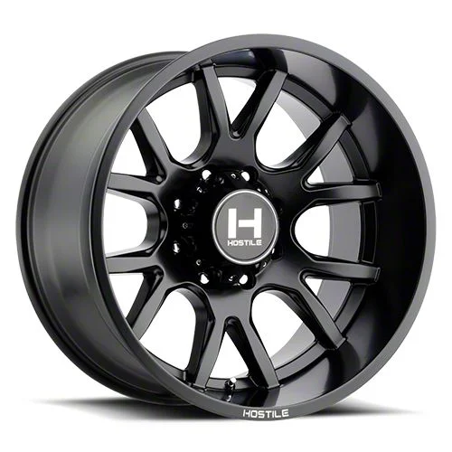 Hostile Rage Asphalt 8-Lug Wheel; 20x9; 0mm Offset (06-08 RAM 1500 Mega Cab)