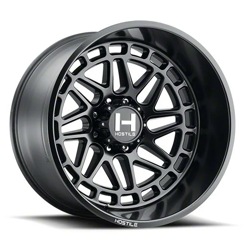 Hostile Reaper Asphalt 8-Lug Wheel; 20x9; 0mm Offset (06-08 RAM 1500 Mega Cab)