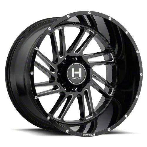 Hostile Stryker Blade Cut 8-Lug Wheel; 20x12; -44mm Offset (06-08 RAM 1500 Mega Cab)