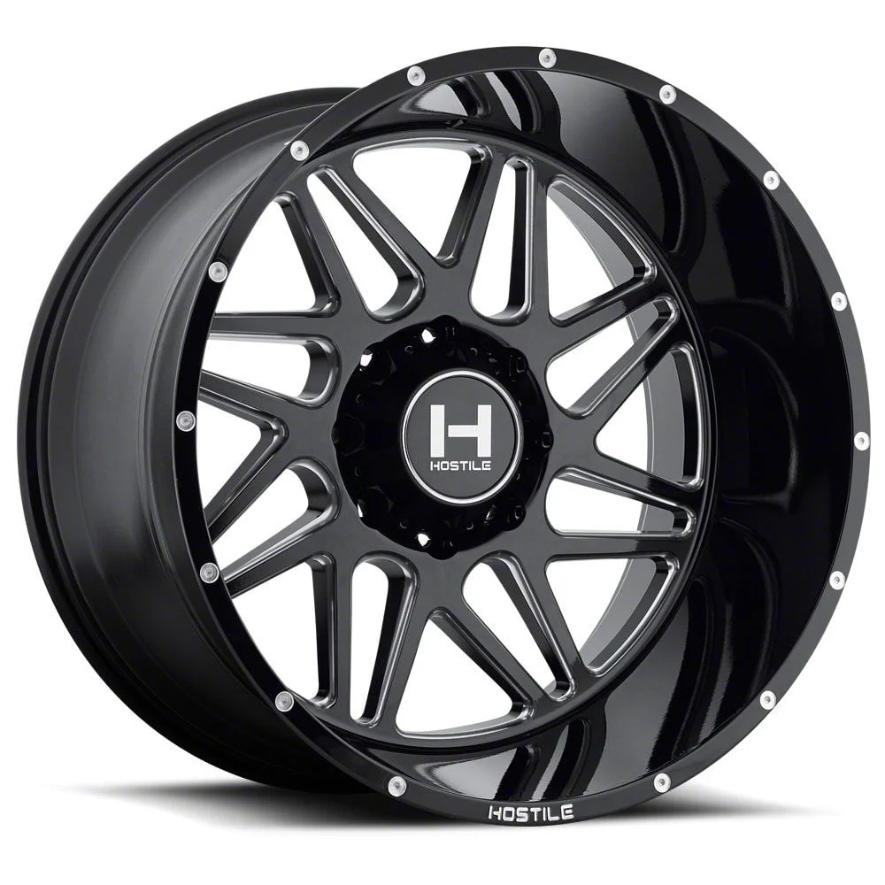 Hostile Sprocket Blade Cut 8-Lug Wheel; 20x9; 0mm Offset (19-26 RAM 2500)