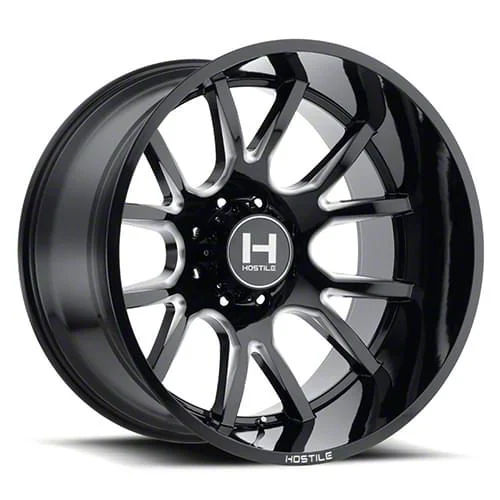 Hostile Rage Blade Cut 8-Lug Wheel; 20x12; -44mm Offset (19-26 RAM 3500 SRW)