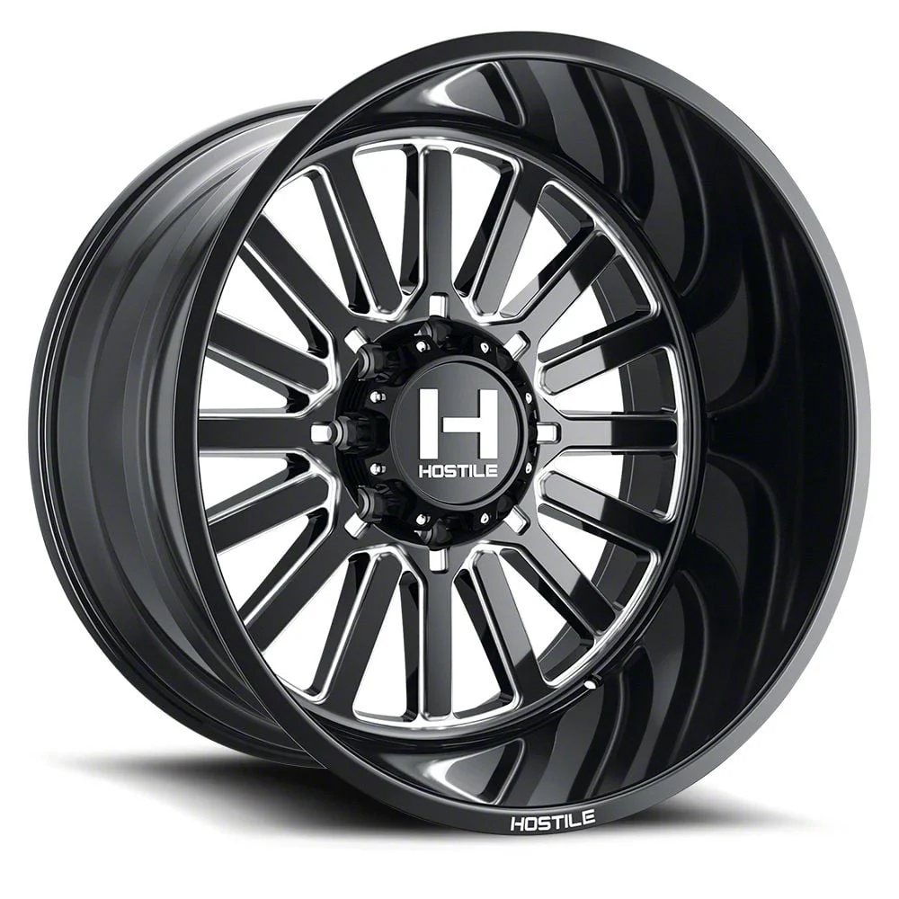 Hostile Titan Blade Cut 8-Lug Wheel; 20x12; -44mm Offset (20-26 Sierra 3500 HD SRW)