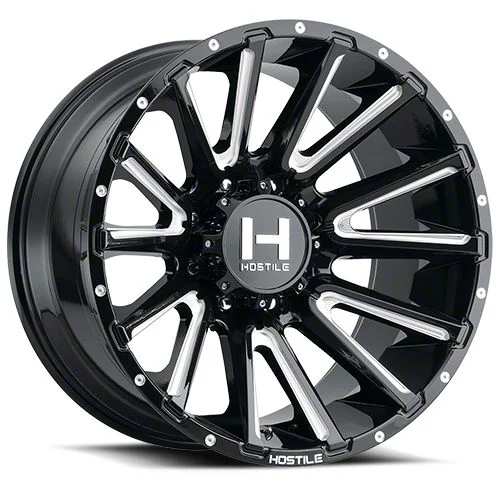 Hostile Typhoon Blade Cut 8-Lug Wheel; 20x10; -19mm Offset (20-26 Sierra 3500 HD SRW)
