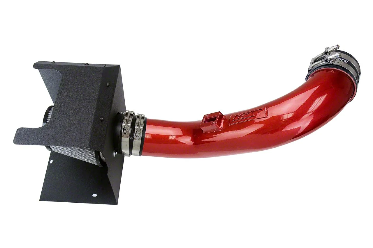 Performance Cold Air Intake; Red (17-19 6.6L Duramax Sierra 2500 HD)